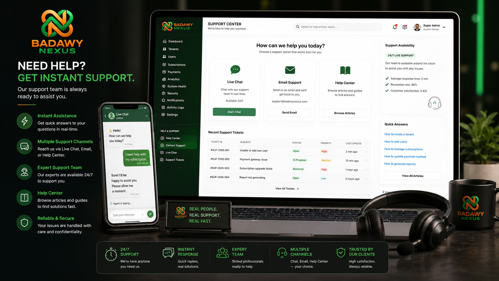 Professional website and digital presence